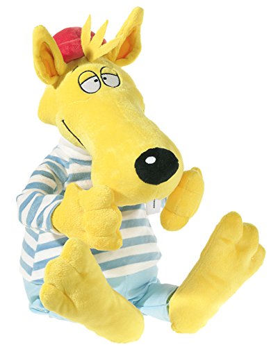 Käptn Blaubär 799271 Captain Bluebear Hein Blöd Groß Plüschtier, Yellow von Käptn Blaubär