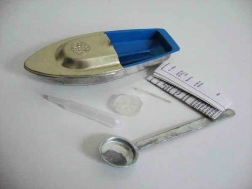 Kerzenboot, Pop Pop Boot Classic, Welby, Blech, Blechspielzeug von Unbekannt