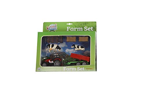 Kids Globe Farm Traktor grün Spielset mit Zubehör 510727 NEU/OVP Bauernhof 