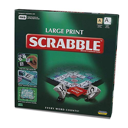 Kids Play Time Scrabble Großdruck-Edition, XL-Buchstaben mit hohem Kontrast von Unbekannt