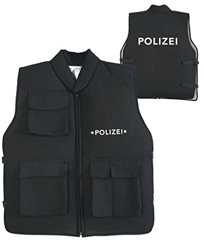 Kinderkostüm Polizei Einsatzweste schwarz Gr. 140 Kinderkostüm Polizei Einsatzweste schwarz Gr. 140 von Unbekannt