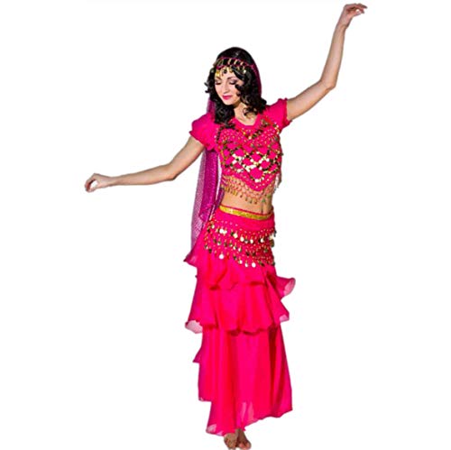Kostüm Bauchtänzerin pink Einhgr. Fasching Orient Bollywood Märchen von Orlob