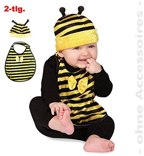 Kostüm Biene für Babys 2-teilig Gr. 86 von Unbekannt