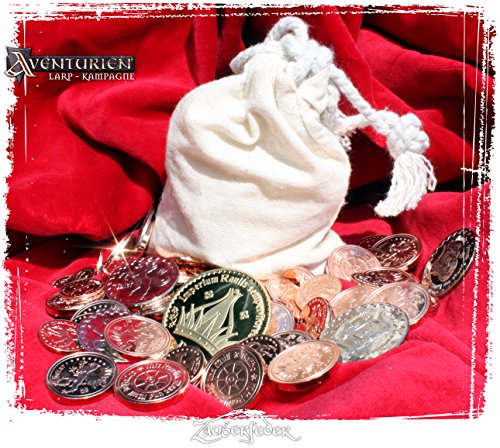 Zauberfeder GmbH LARP-Münz-Set Shafirs Schatzsäcklein Zauberfeder GmbH LARP-Münz-Set Shafirs Schatzsäcklein von Zauberfeder GmbH