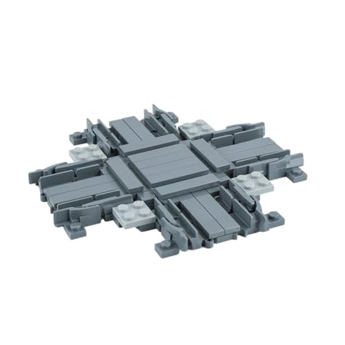 LEGO® City Schienenkreuzung Gleiskreuzung – Erweiterungsset für LEGO® City Eisenbahn Schienen | Original LEGO® Zubehör für Bahnhof & Zug – Flexibel und Einfach zu Verbinden von LEGO