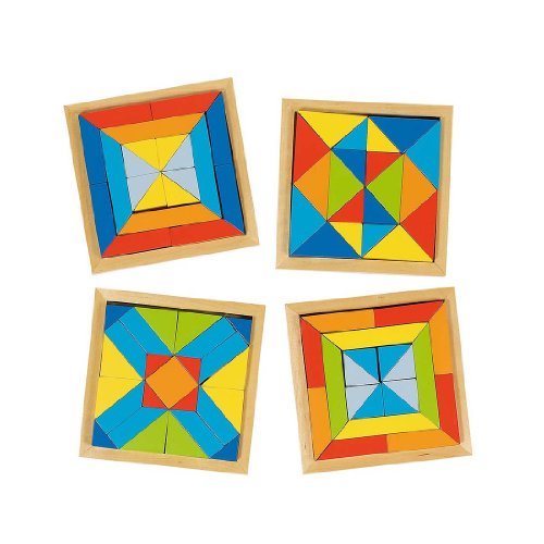 Legespiel (Kinderspiel), 4-Fach Sortiert von goki