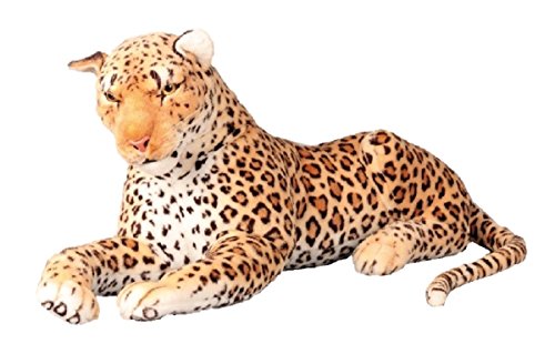 Leopard XXL Plüschtier 110 cm Kuscheltier Softtier Raubkatze Stofftier von unbekannt
