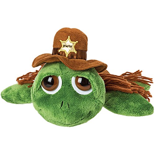 Li'l Peepers 14322 Cowboy Schildkröte von Suki Gifts, 24 cm von Suki Gifts