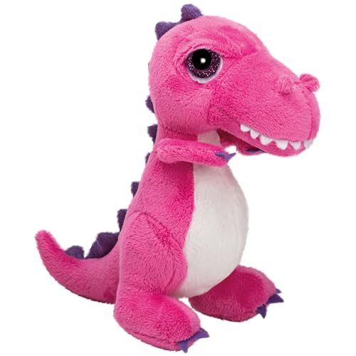 Li'l Peepers 14368 Tyrannosaurus-Rex Dinosaurier von Suki Gifts, Rosa 18 cm von Suki Gifts