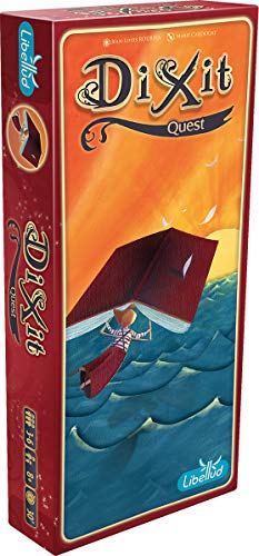 Libellud, Dixit 2 – Quest, Erweiterung, Familienspiel, Kartenspiel, 3-8 Spieler, Ab 8+ Jahren, 30+ Minuten, Deutsch von Libellud