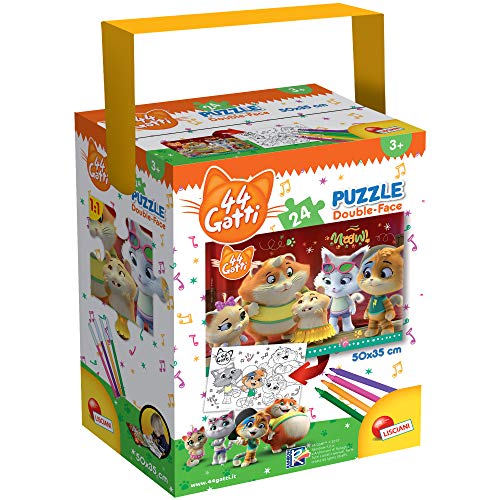 Lisciani 76253 Katzen 44 Cats Cool Puzzle, Mehrfarbig, 24 Stück Lisciani 76253 Katzen 44 Cats Cool Puzzle, Mehrfarbig, 24 Stück von Lisciani