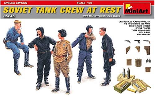 Mini Art 35246 Figur Soviet Tank Crew at Rest.Special Edition von MiniArt