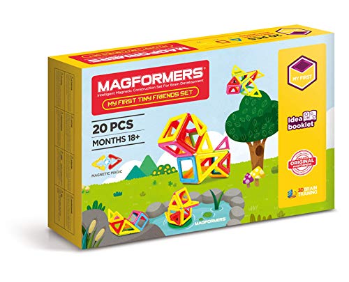 Magformers 702004 Animal Themed Rotating Magnets STEM Award-Winning Educational Toy Construction, Multicolor von MAGFORMERS