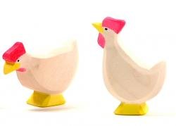 Margarete Ostheimer Ostheimer Huhn weiß stehend von Unbekannt