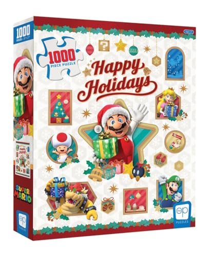 USAopoly TOP-PZ007 Super Mario Happy Holidays 1000-Piece Puzzle, Multicolor, único USAopoly TOP-PZ007 Super Mario Happy Holidays 1000-Piece Puzzle, Multicolor, único von USAopoly