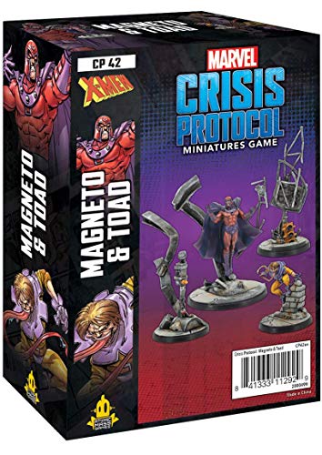 Atomic Mass Games - Marvel Crisis Protocol: Character Pack: Magneto and Toad - Miniature Game Atomic Mass Games - Marvel Crisis Protocol: Character Pack: Magneto and Toad - Miniature Game von Atomic Mass Games