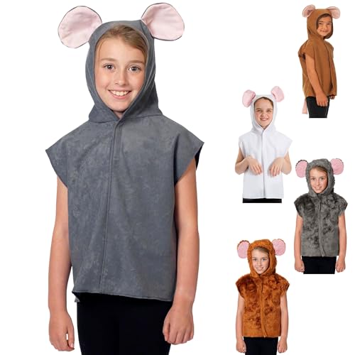 Charlie Crow Maus Kostüm für Kinder - Grau - Einheitsgröße 3-8 Jahre. Charlie Crow Maus Kostüm für Kinder - Grau - Einheitsgröße 3-8 Jahre. von Charlie Crow