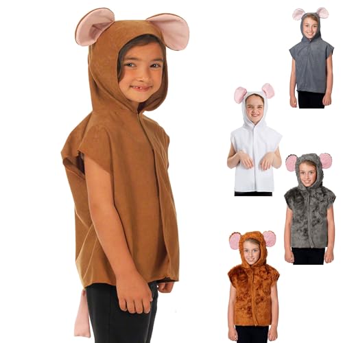 Charlie Crow Maus Kostüm für Kinder - Braun - Einheitsgröße 3-8 Jahre. Charlie Crow Maus Kostüm für Kinder - Braun - Einheitsgröße 3-8 Jahre. von Charlie Crow