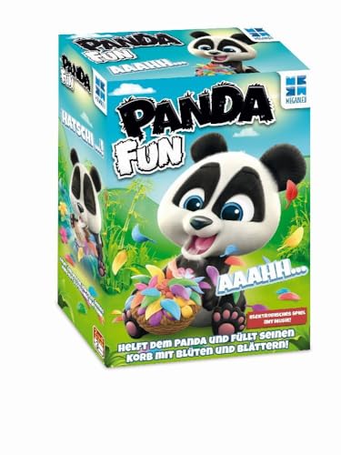 MEGABLEU | 678490 | Panda Fun | Spielspaß für die ganze Familie | Mit elektronischem Panda, der Musik spielt | Kinderspiel | für 2 bis 4 Spieler ab 5 Jahren | Helft dem Panda, sein Körbchen zu füllen! von Megableu