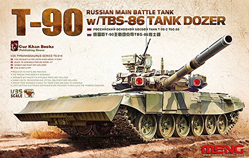 Meng TS014 - 1/35 Russian Main Battle Tank T-90 with TBS-86 Dozer von MENG