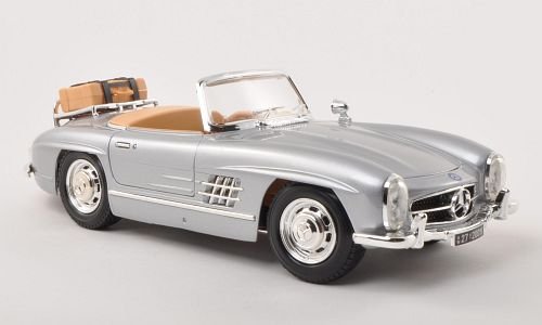 Unbekannt Mercedes 300 SL Roadster, Silber, 0, Modellauto, Fertigmodell, Bburago 1:18 von Unbekannt
