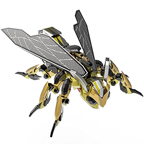 Microworld Hornet 3D-Puzzle aus Metall, Modellbausätze zum Selbermachen, 3D-Laserschnitt, Puzzle-Spielzeug D015 von Unbekannt