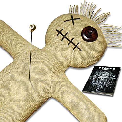 Mojo Doll Raw Set - Voodoo Puppe mit Voodoo Nadel und Ritual-Anleitung von Unbekannt