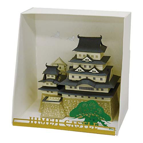 NANOBLOCK 26041 Papernano Himeji-Castle, weiß, grau von nanoblock
