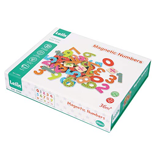 New Classic Toys 30606 Lernspielzeug Magnet Zahlen, Multi Color von New Classic Toys