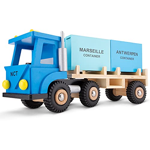 New Classic Toys 10910 New Classic Toys-10910-Harbor Line-LKW mit 2 Containern von Eitech