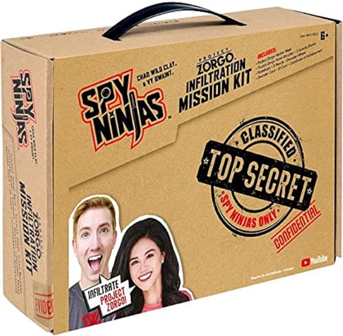 Spy Ninjas 41172 Project Infiltration ZORGO SPY Recruiter KIT-VON VY QWAINT UND Chad WILD Clay, Mehrfarbig, 7 x 2.75 x 9 inches von Spy Ninjas