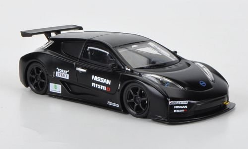 Nissan Leaf Nismo RC, mattschwarz, 2011, Modellauto, J-Collection 1:43 von Unbekannt