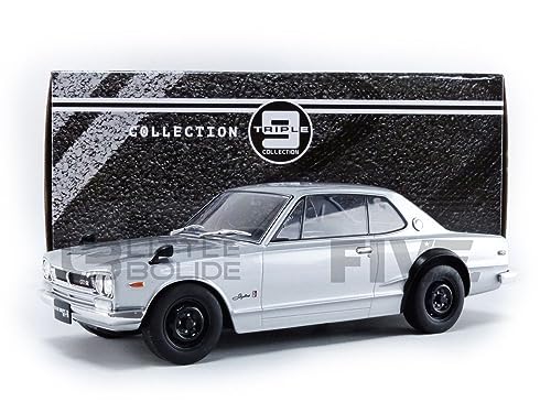 Nissan Skyline GT-R KPGC10, silber, RHD, 0, Modellauto, Fertigmodell, Triple 9 Collection 1:18 von Unbekannt