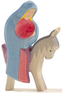 Ostheimer 4038 - Maria auf dem Esel, 2-teilig, 2 Teile von Ostheimer
