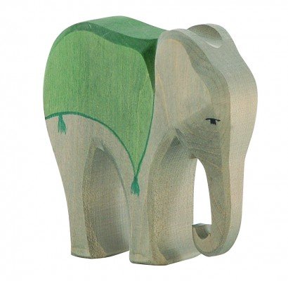 Ostheimer 41912 Elefant (Sattel) Höhe 14cm aus Holz von Ostheimer