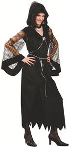 P 'tit Clown – 89995 – Kostüm Erwachsene Luxe Witwe schwarz – S/M – Einheitsgröße von PTIT CLOWN