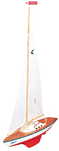 GÜNTHER FLUGSPIELE 1814 - Segelboot Albatros, große Segeljacht für Hobbysegler und Sammler, ca. 71 x 89 cm groß, hochwertig gefertigt und segelfertig montiert GÜNTHER FLUGSPIELE 1814 - Segelboot Albatros, große Segeljacht für Hobbysegler und Sammler, ca. 71 x 89 cm groß, hochwertig gefertigt und segelfertig montiert von GÜNTHER FLUGSPIELE