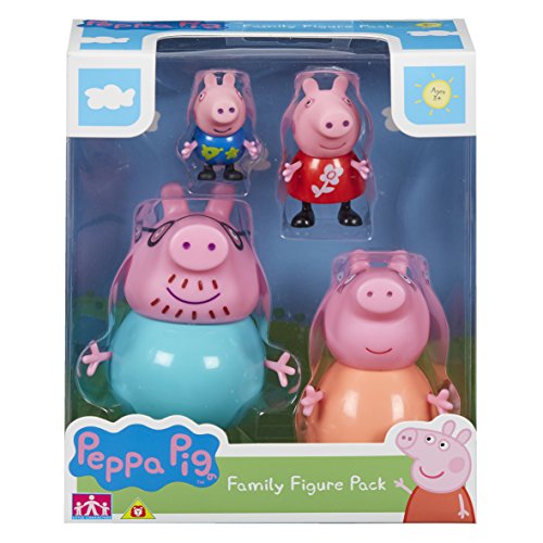PEPPA Set of Figures 4 Pack, 06666, Multicolour von Peppa Pig