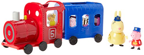 Peppa Pig 674 06152 Miss Rabbits Train and Carriage Toy, Multicolor von Peppa Pig