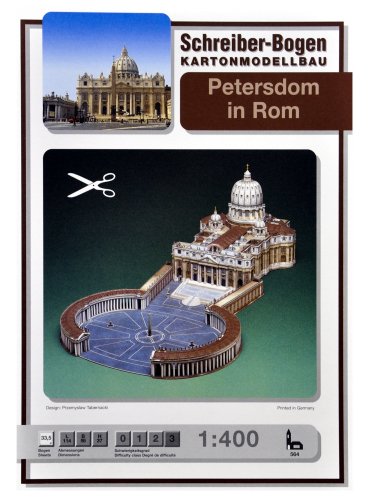 Aue-Verlag 114 x 55 x 37 cm Petersdom in Rom Modellbausatz von Aue-Verlag