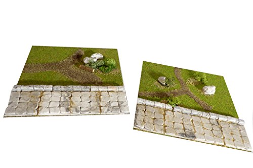 menta-modellbau Pflasterweg mit Landschaft, 2 Stck passend für z.b. Schleich Pferde menta-modellbau Pflasterweg mit Landschaft, 2 Stck passend für z.b. Schleich Pferde von menta-modellbau