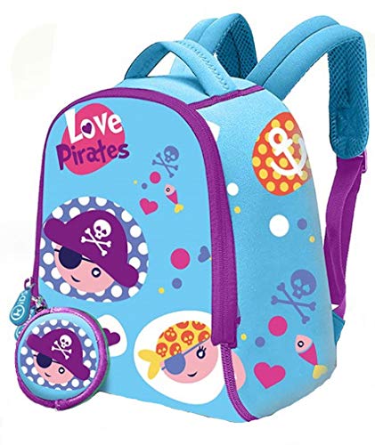 Piraten Unisex Kinder Kindergartenrucksack 25cm, Neopren, Rucksack, bunt, Einheitsgröße von Unbekannt