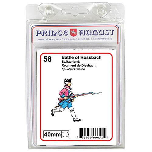 Prince August Hobbygussform - Schlacht von Rossbach - Schweiz Regiment de Diesbach PA58 von Prince August