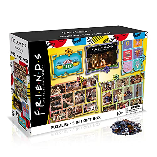 Puzzles WM01916-ML1-4 Friends TV-Serie 5-in-1 Spiel von Winning Moves