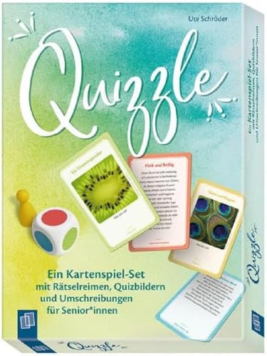 Quizzle - Kartenspiel-Set: EIN Kartenspiel-Set mit Rätselreimen, Quizbildern und Umschreibungen für Senioren und Seniorinnen von Verlag An Der Ruhr