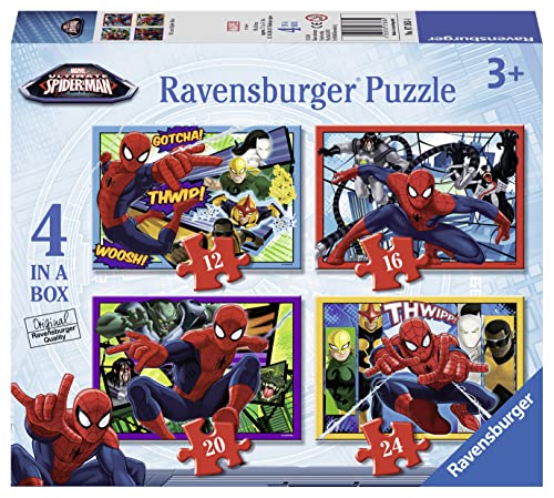 Ravensburger Ultimate Spider-Man 4 In A Box Jigsaw Puzzles von Ravensburger