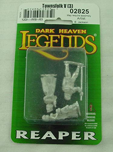 Reaper Miniatures 2825 - Dunkle Legenden: Städter V, Bürger (unbemalt) von REAPER MINIATURES