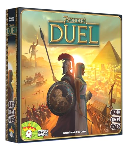 Repos Production, UNBOX NOW, 7 Wonders Duel, Grundspiel, Kennerspiel, Strategiespiel, 2 Spieler, Ab 10+ Jahren, 30+ Minuten, Deutsch von Repos Production