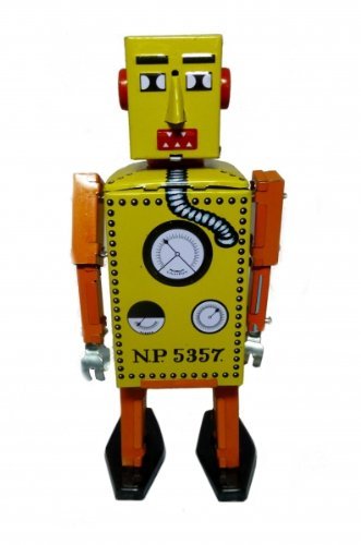 Roboter gelb Lilliput Blech Blechroboter Blechspielzeug Roboter gelb Lilliput Blech Blechroboter Blechspielzeug von Unbekannt