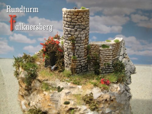 Rundturm Falknersberg, Bausatz, Spur N/Z Rundturm Falknersberg, Bausatz, Spur N/Z von menta-modellbau